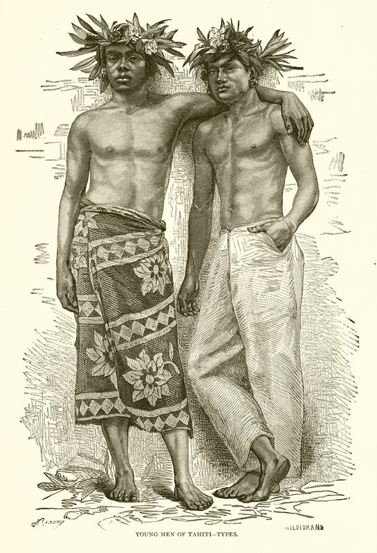 Giovani uomini di Tahiti - Tipi da English School