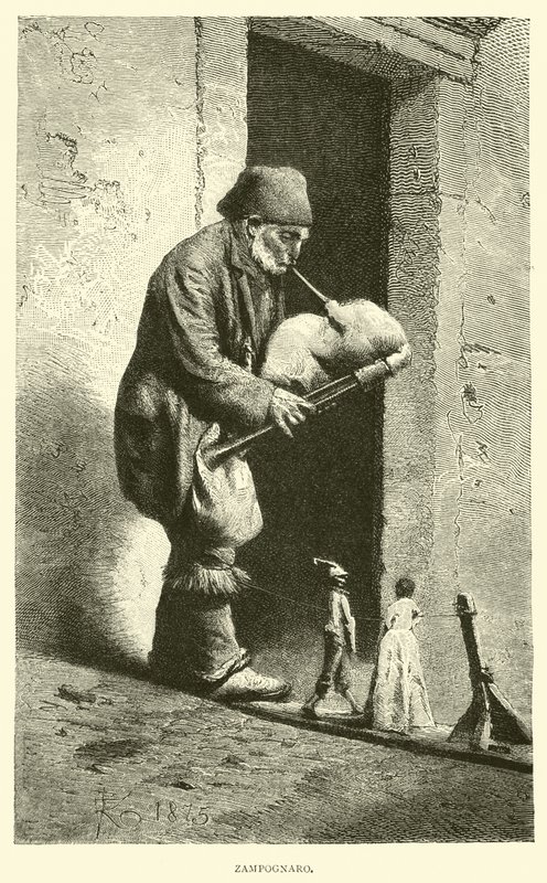 Zampognaro da English School