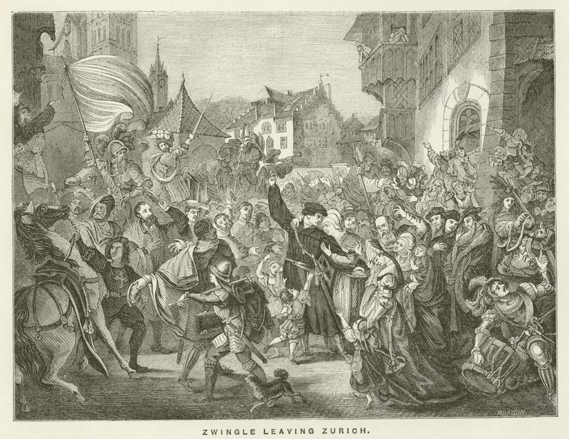Zwingli lascia Zurigo da English School