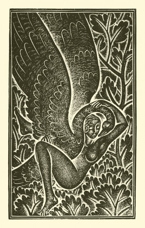 Leda amata da Eric Gill