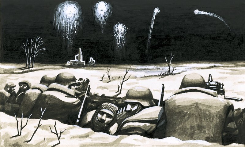 La Divisione "Blu" del generale Franco combatte a fianco dei tedeschi sul fronte russo da Eric Parker