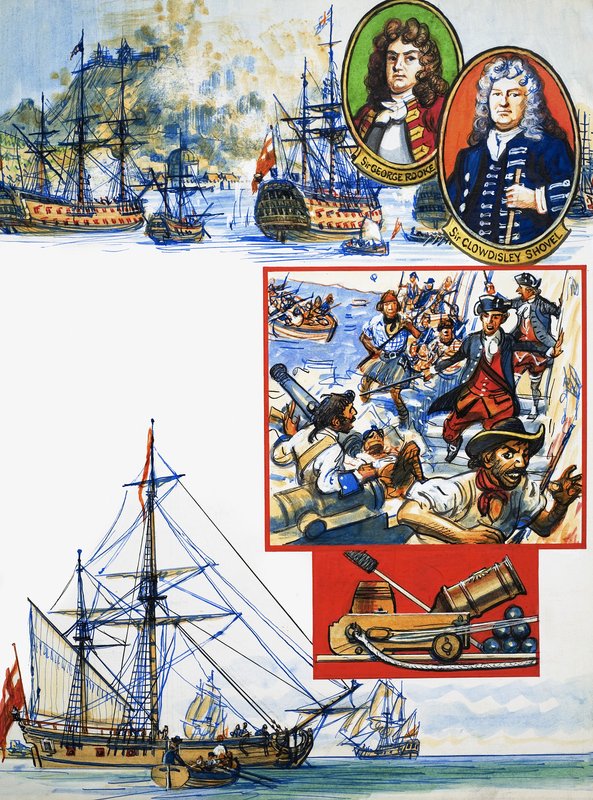Scrapbook of the British Sailor: La conquista di Gibilterra da Eric Parker