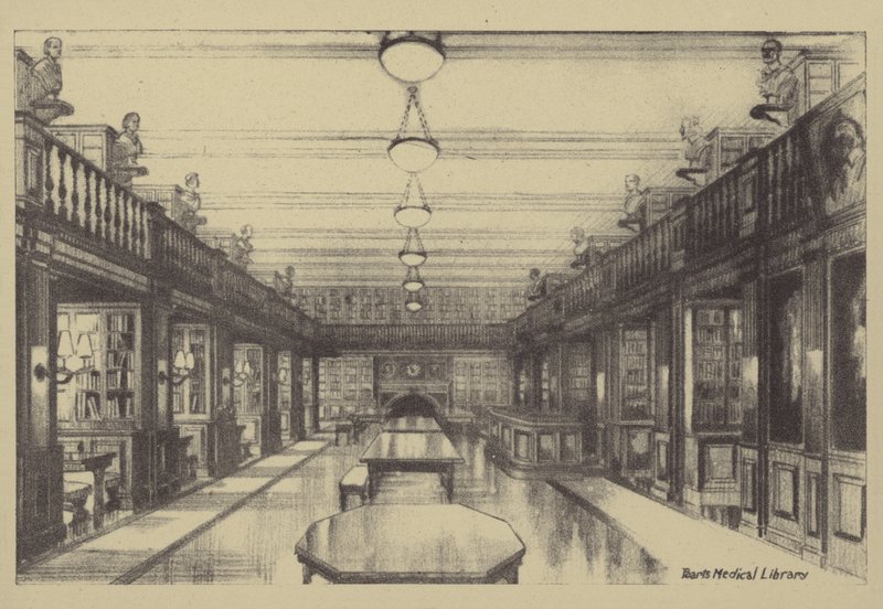 Biblioteca medica di Barts da Ernest Coffin