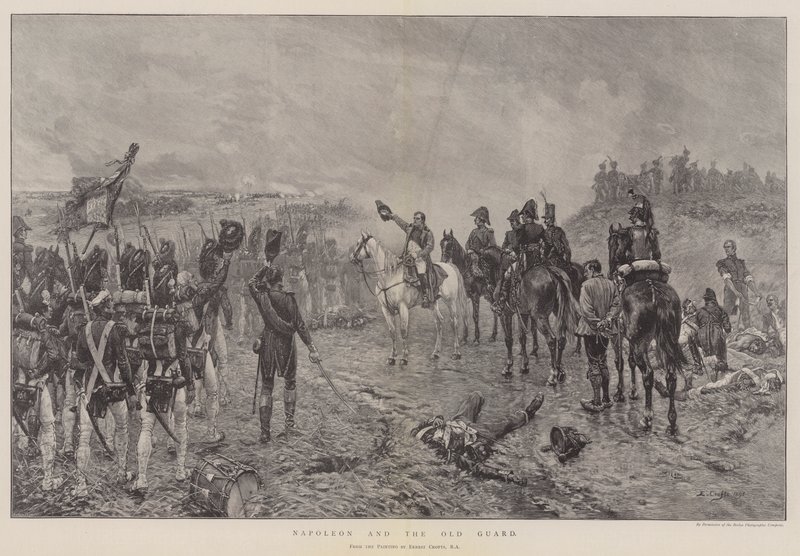 Napoleone e la Vecchia Guardia da Ernest Crofts