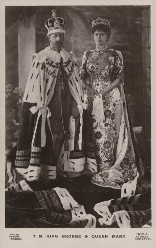 Re Giorgio V e Regina Maria da Ernest Brooks