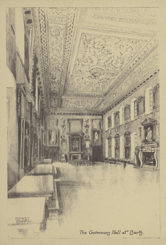 La sala dei governatori a Barts da Ernest Coffin