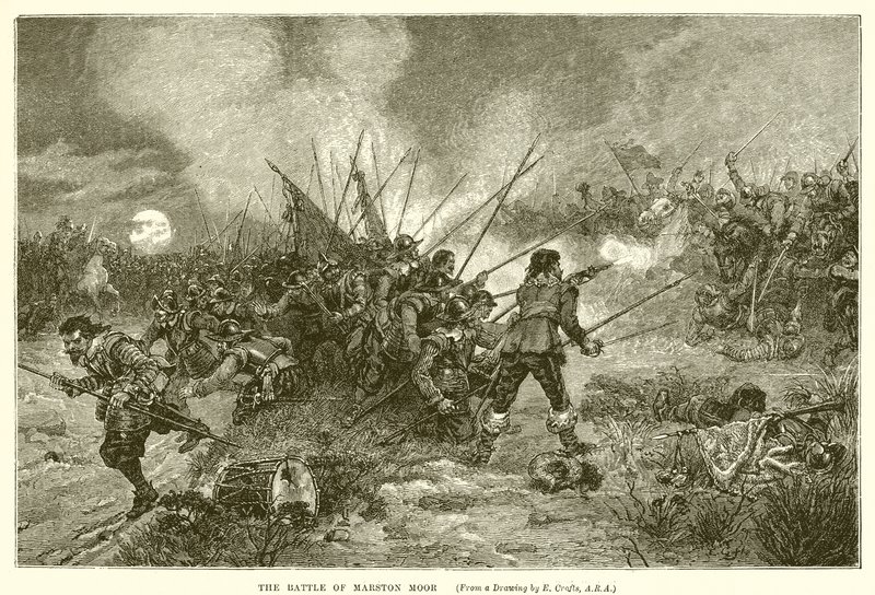 La battaglia di Marston Moor da Ernest Crofts