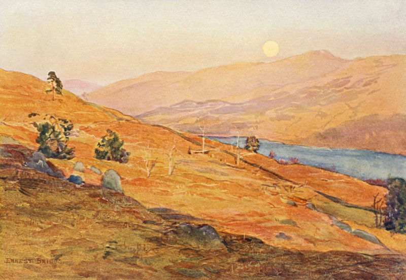 Una sera di aprile sul lato del Loch Tay da Ernest Edward Briggs