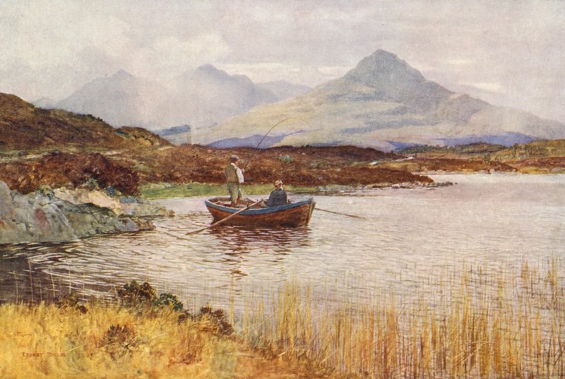 Loch Lundy e Ben Tee da sopra Invergarry da Ernest Edward Briggs
