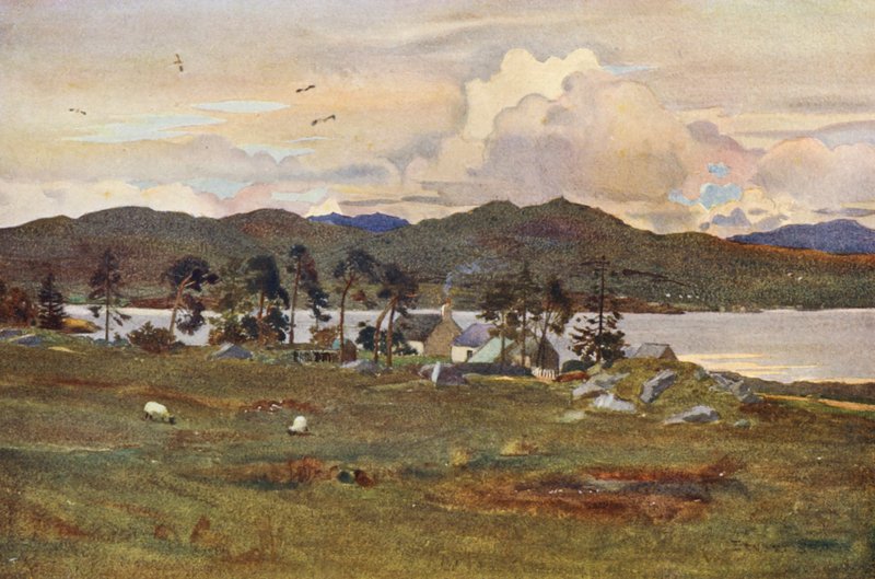Lochinvar, con la casa del guardiano da Ernest Edward Briggs