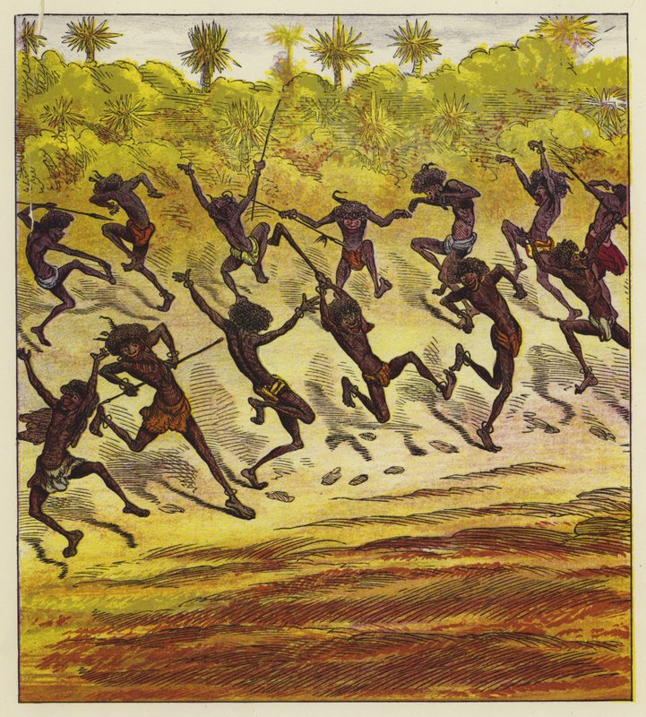 Cannibali che danzano da Ernest Henry Griset