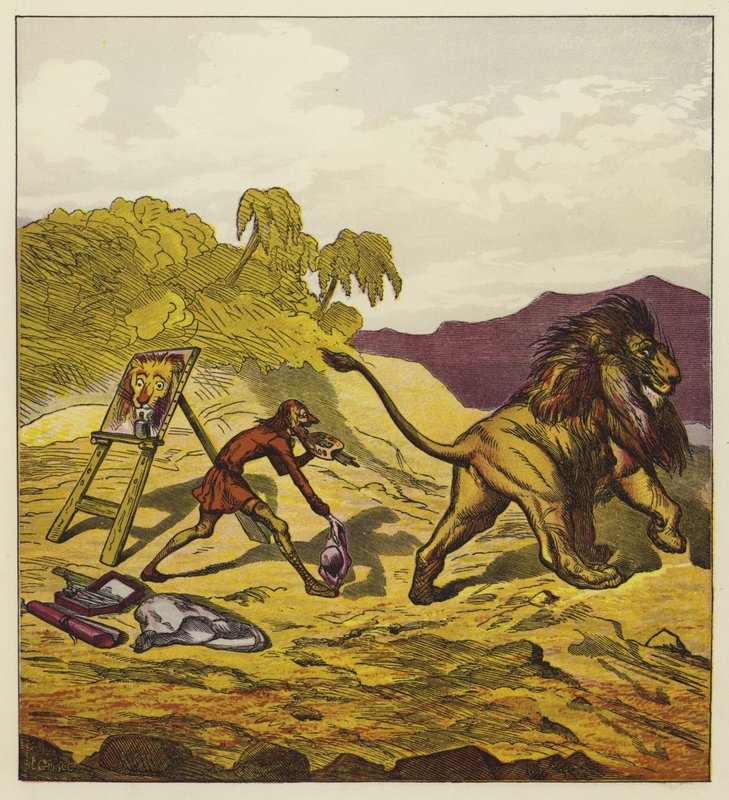 Il leone lascia John Bold da Ernest Henry Griset