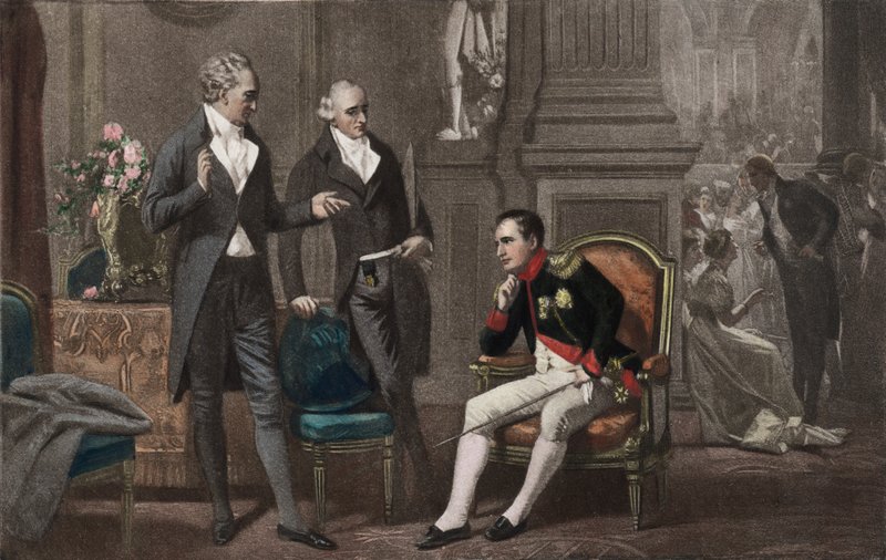 Napoleone, Goethe e Wieland da Ernest Hillemacher