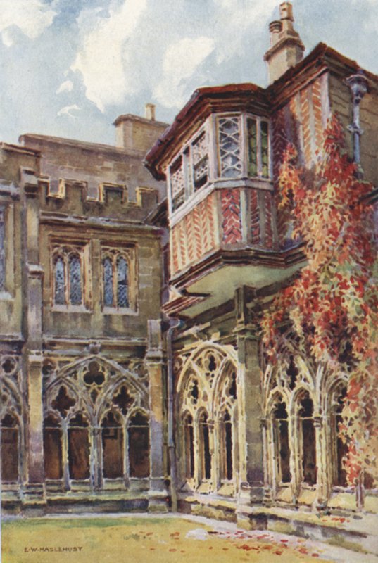 Finestra di Anna Bolena, Chiostri del Decano da Ernest William Haslehust