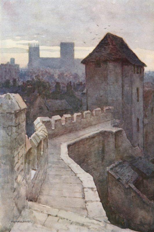 Fishergate Postern dalle Mura da Ernest William Haslehust