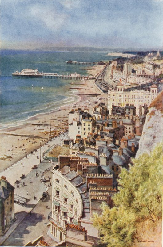 Hastings e St. Leonards dal Castello da Ernest William Haslehust