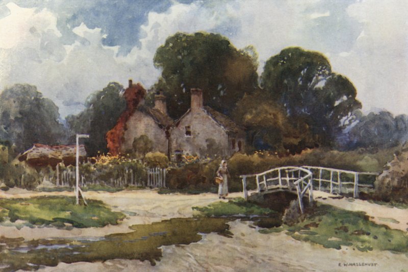 Nel villaggio di Brockenhurst da Ernest William Haslehust