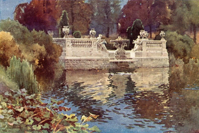 Fontana di Lancaster Gate, Kensington Gardens da Ernest William Haslehust