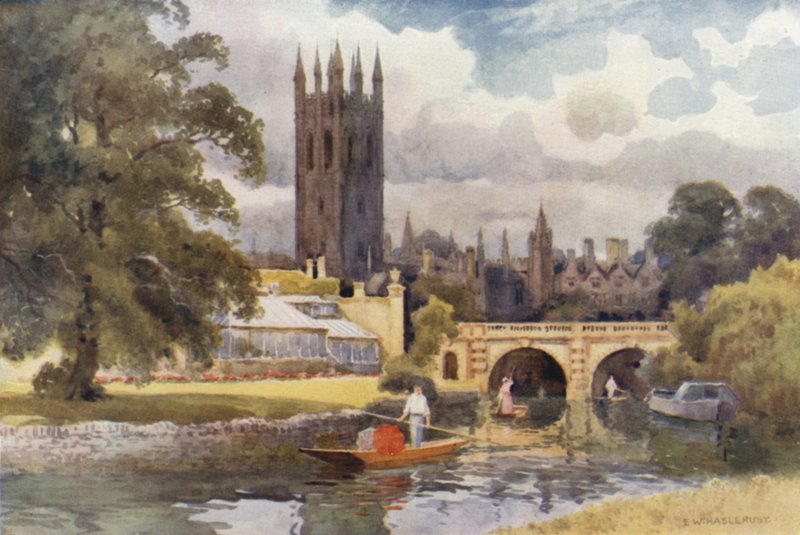 Magdalen College dal Cherwell da Ernest William Haslehust