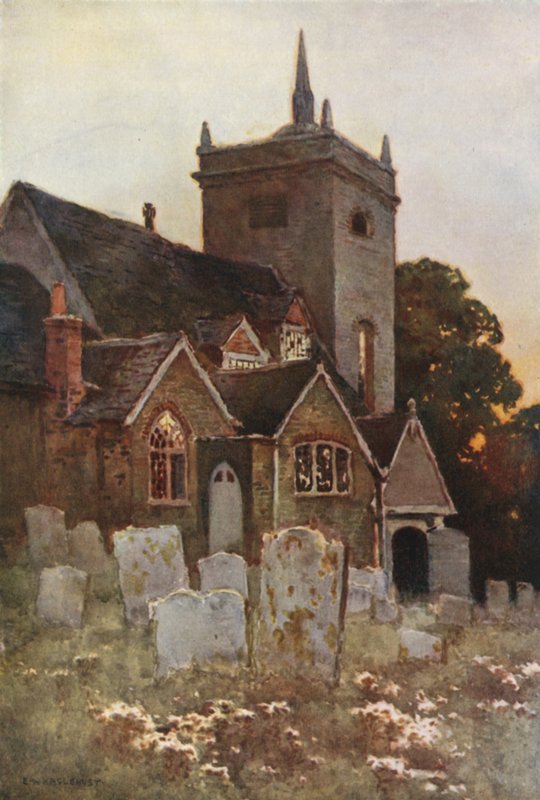 Chiesa di Minstead da Ernest William Haslehust