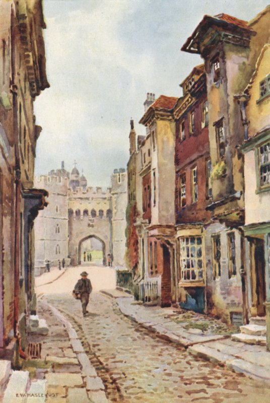 Casa di Nell Gwyn e portale di Enrico VIII da Ernest William Haslehust