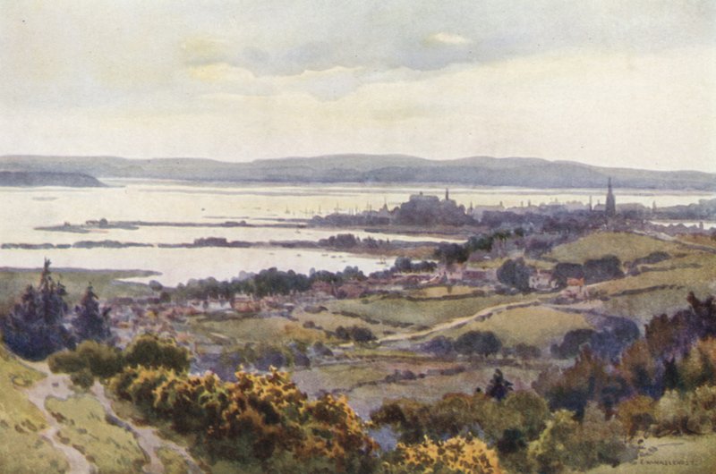 Porto di Poole da Constitutional Hill da Ernest William Haslehust