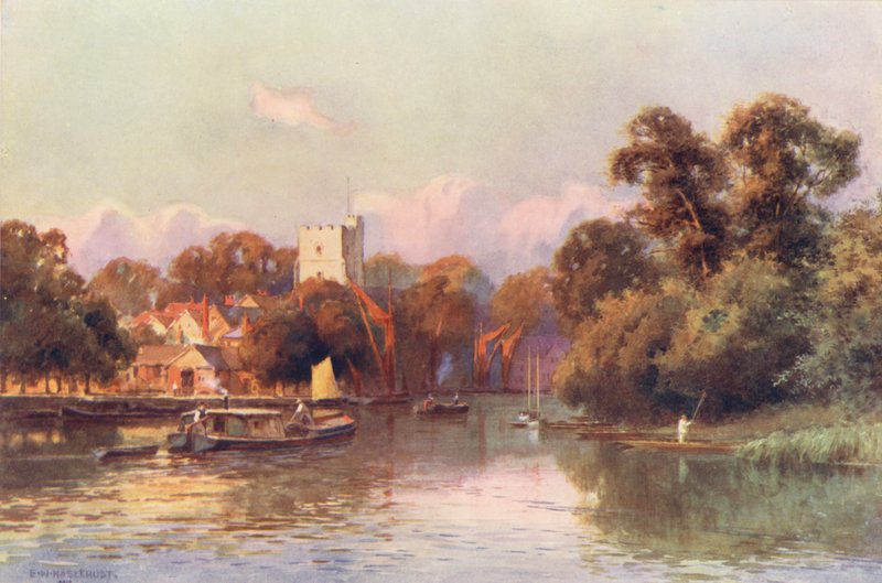 Fiume Tamigi: Twickenham da Ernest William Haslehust