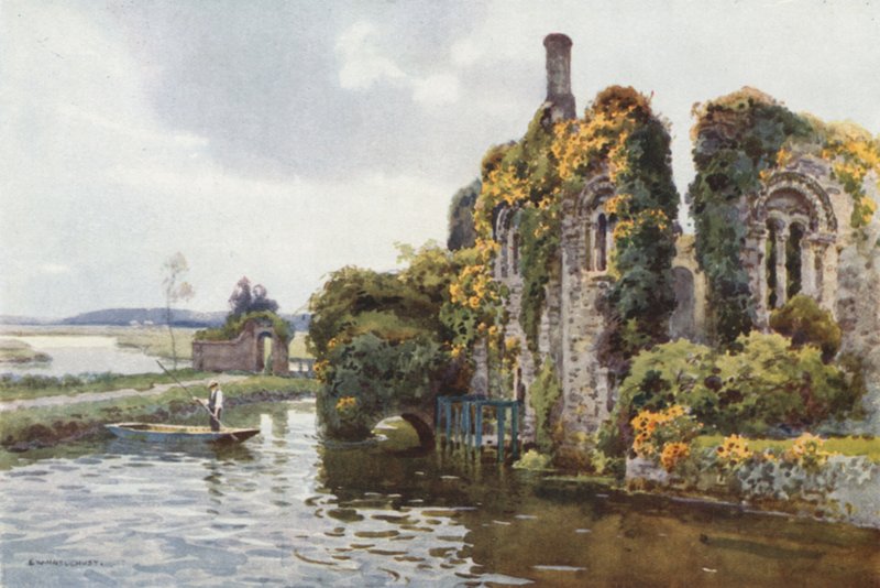 Rovine della Casa Normanna, Christchurch da Ernest William Haslehust
