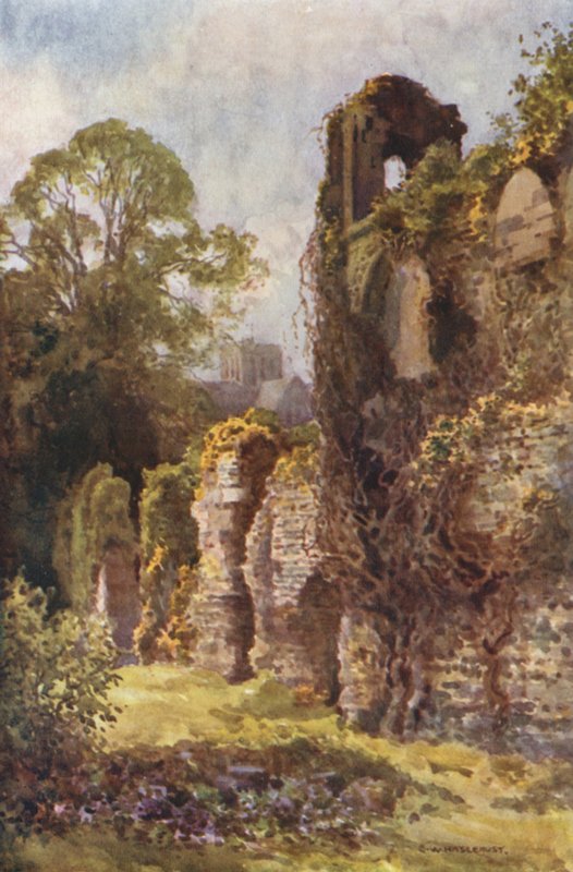 Rovine del Castello di Wolvesey da Ernest William Haslehust