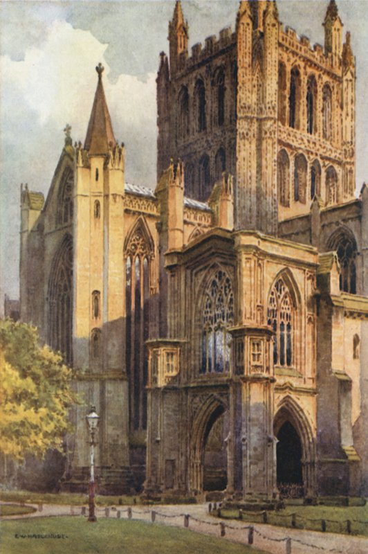 La cattedrale da nord-ovest da Ernest William Haslehust