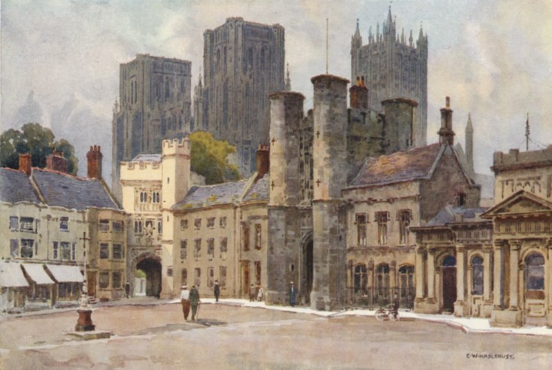 Il mercato, Wells da Ernest William Haslehust