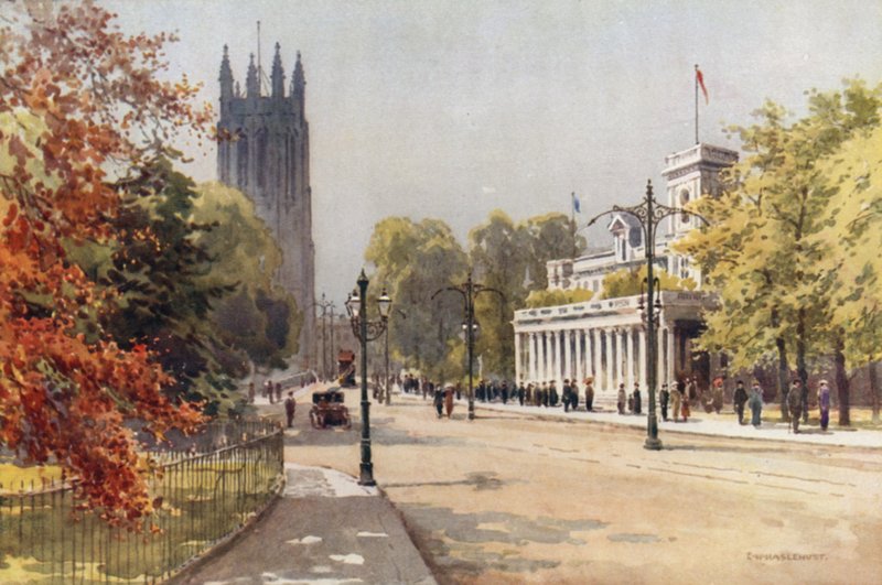 La parata e la sala delle pompe, Leamington da Ernest William Haslehust