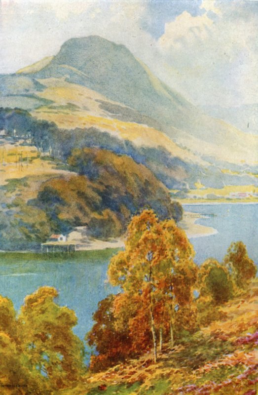 Stretto di Balmaha da Inch Cailleach da Ernest William Haslehust