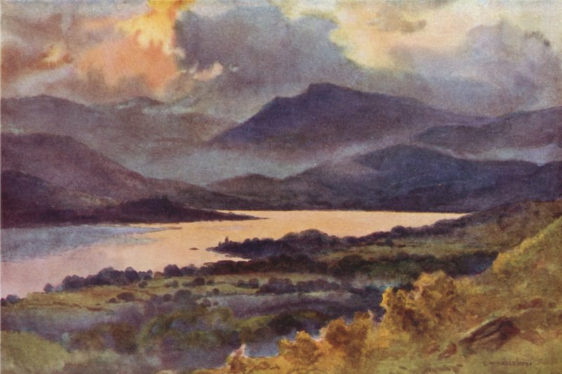 Windermere da Orrest Head da Ernest William Haslehust