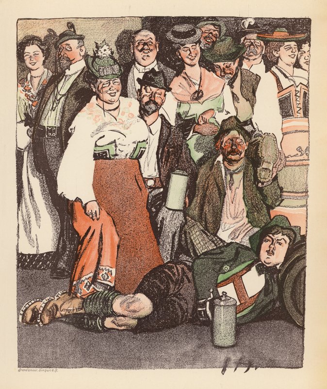 Illustrazione per Berliner Balle von Rideamus da Ernst (after) Heilemann