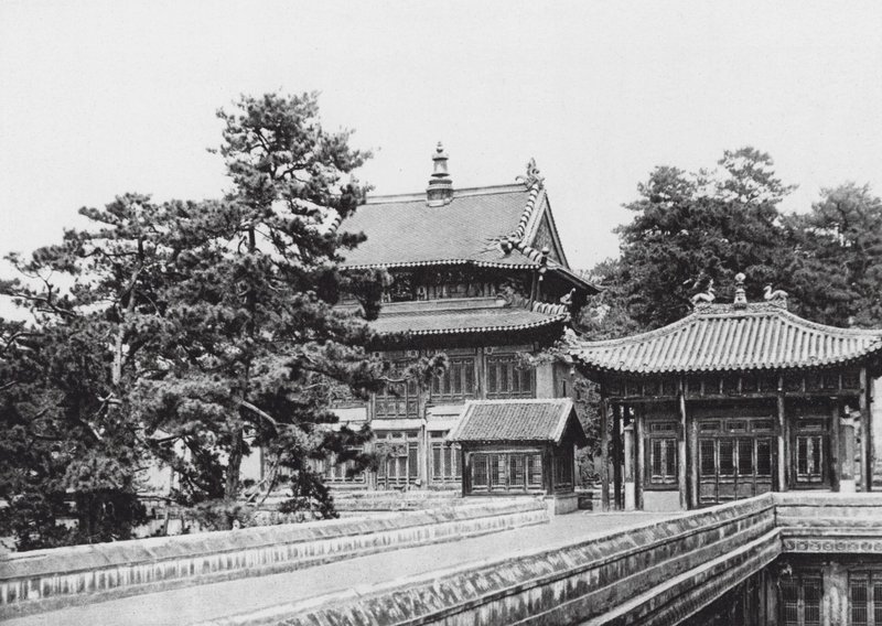 Jehol, Hingkung, Chihli, nel monastero Lama Hingkung da Ernst Boerschmann