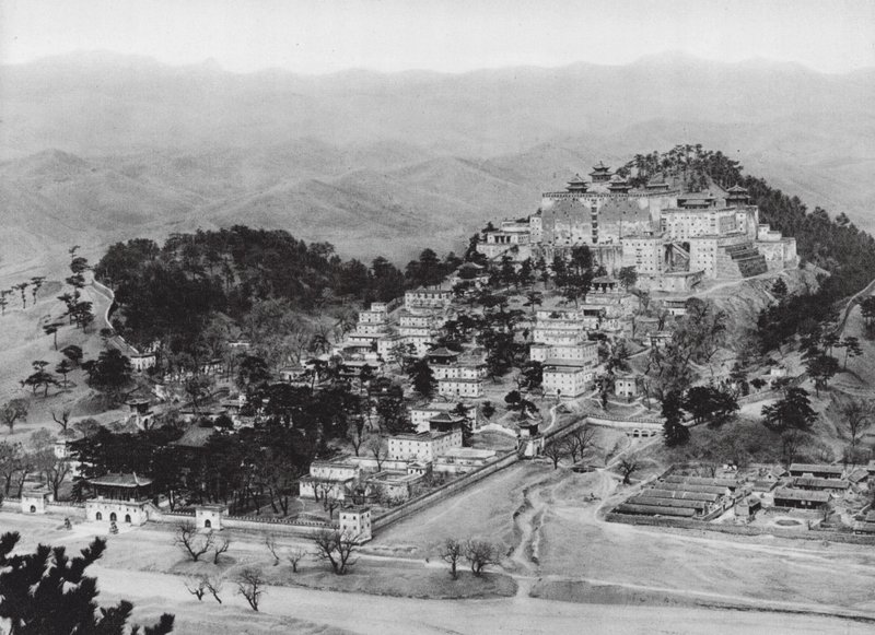 Jehol, Potala, Chihli, Il monastero lama Potala a Jehol, Vista da sud-est da Ernst Boerschmann