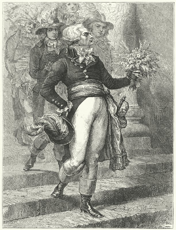 Maximilien Robespierre il giorno della Festa dell
