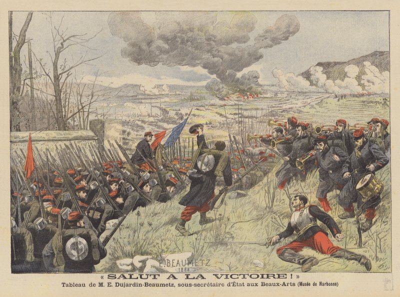Saluto alla Vittoria! da Etienne Dujardin Beaumetz