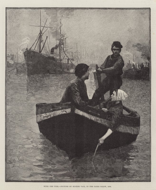 Con la marea da Eugene Lawrence Vail