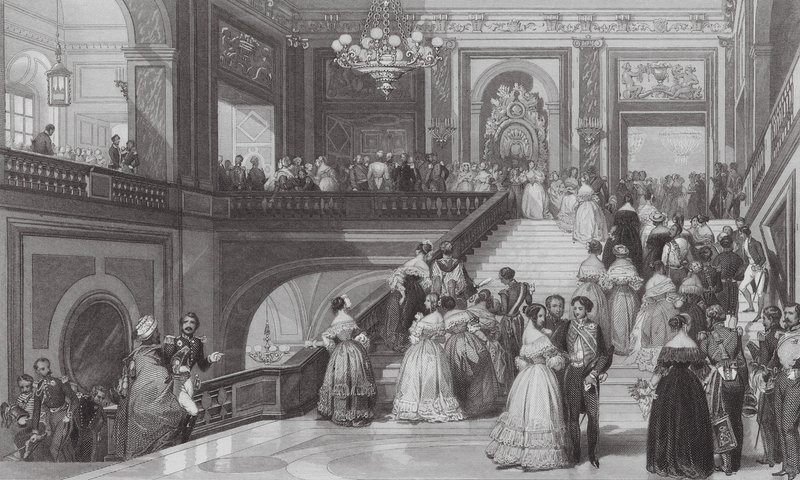 Grande festa, Palazzo di Versailles da Eugene Louis (after) Lami