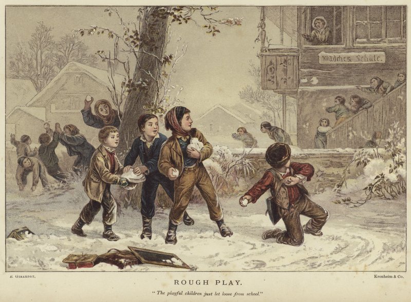 Gioco rude da Eugene Alexis Girardet