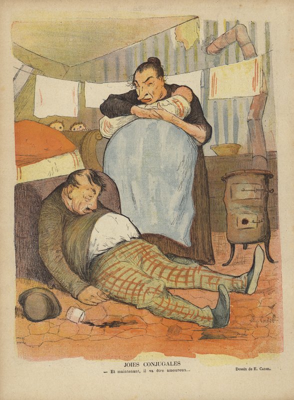 Illustrazione per Le Rire da Eugene Cadel