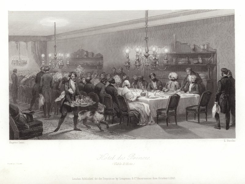 Hotel des Princes da Eugene Louis Lami