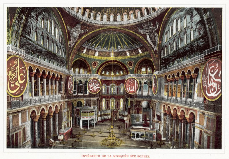 Interno della Moschea di Santa Sofia da European Photographer