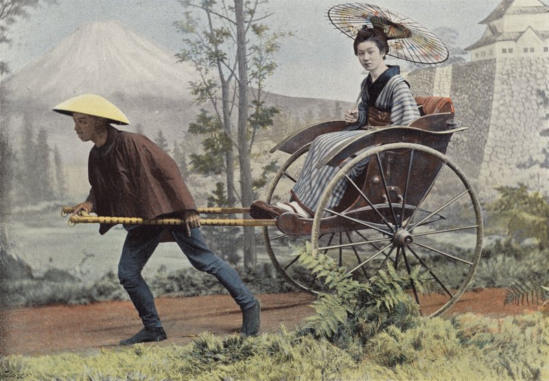 La inrikischa, carrozza del Giappone da European Photographer