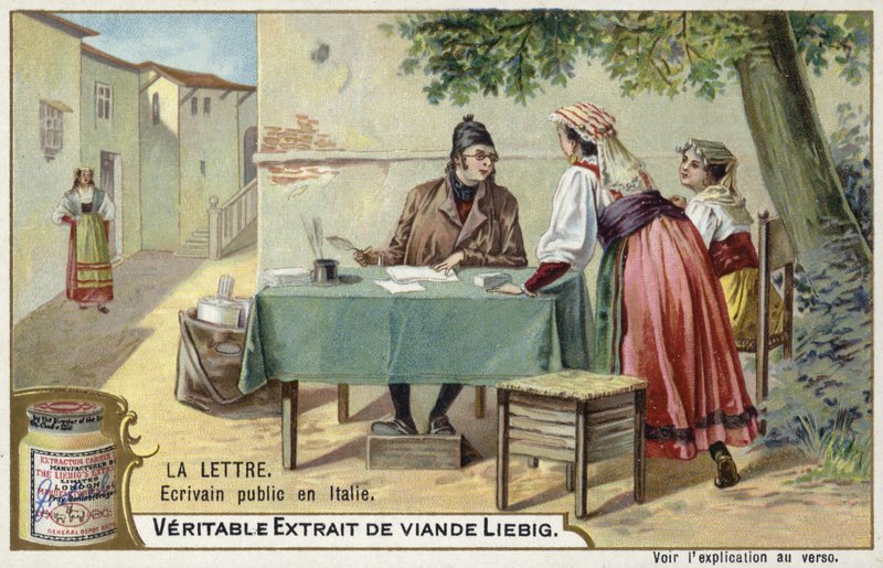 Scrittore pubblico di lettere, Italia da European School