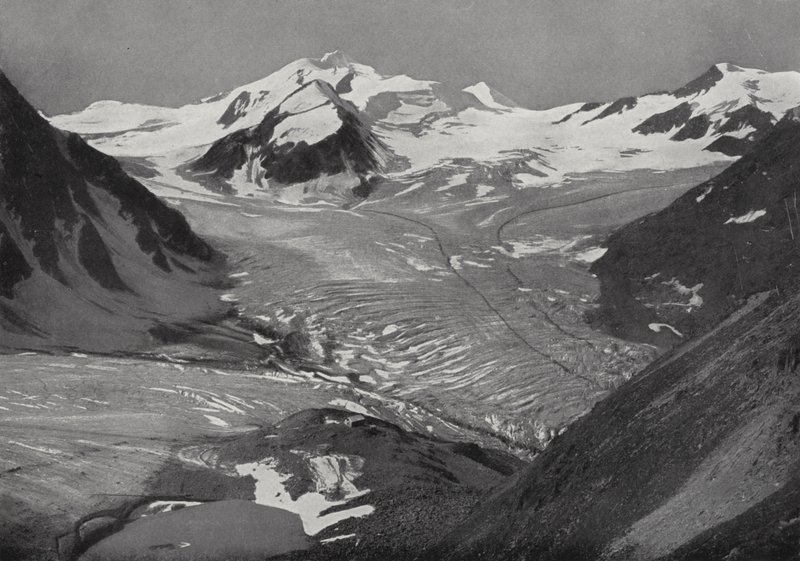 Braunschweiger Hutte, contro la Wildspitze, Pitztal (foto in bianco e nero) da European Photographer