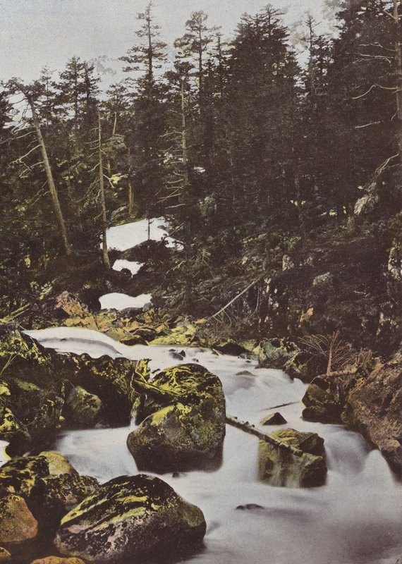 Cauterets, cascata superiore del ponte d