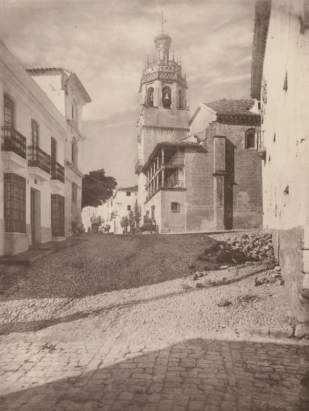 Eglise Santa Maria la Mayor, A Ronda (b/w photo) da European Photographer